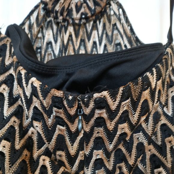 Women's Le Chateau size S safari style strapless dress - made in Canada - Picture 9 of 12